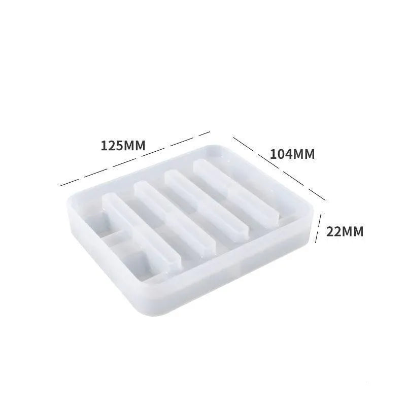 Coaster Cup Mat Mold Wave Diamond Pattern Silicone Mould for Epoxy Resin Casting