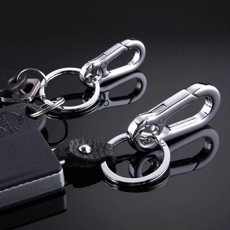 3PCS Zinc Alloy Spring Hook Keychain with Key Rings for Car Keys and Bags