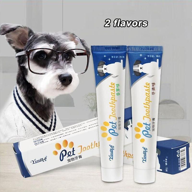 Vanilla-Flavored Edible Toothpaste for Dogs - Oral Care & Fresh Breath