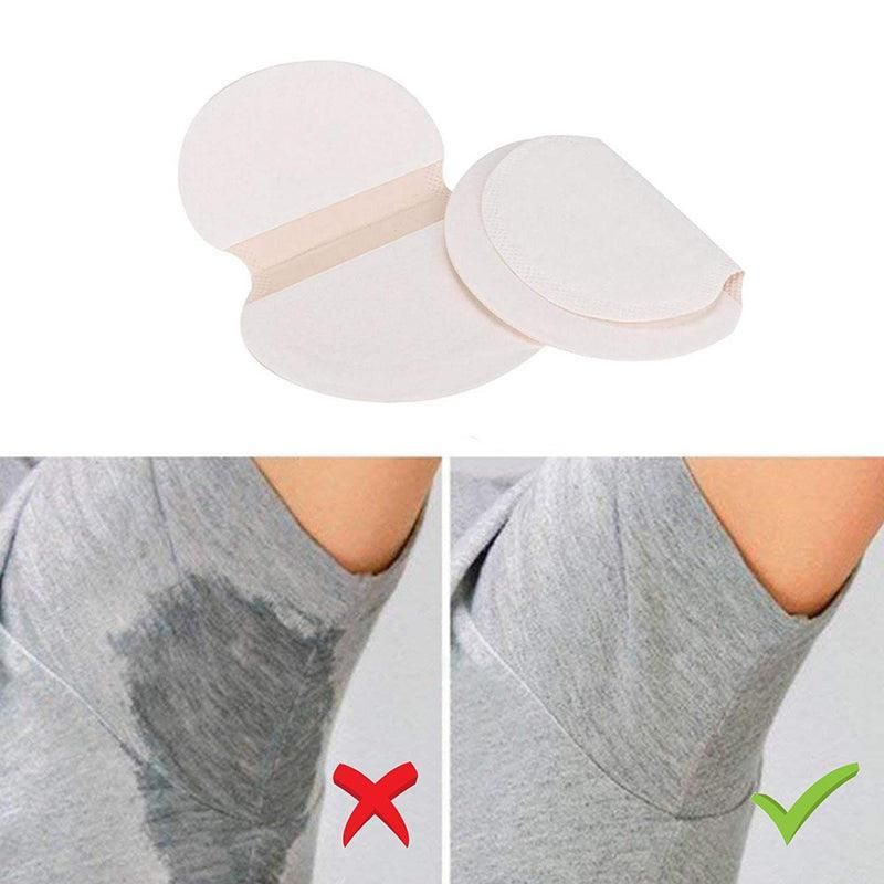 40Pcs Underarm Armpit Sweat Pads Stickers Summer Shield Guard Absorbing White Au