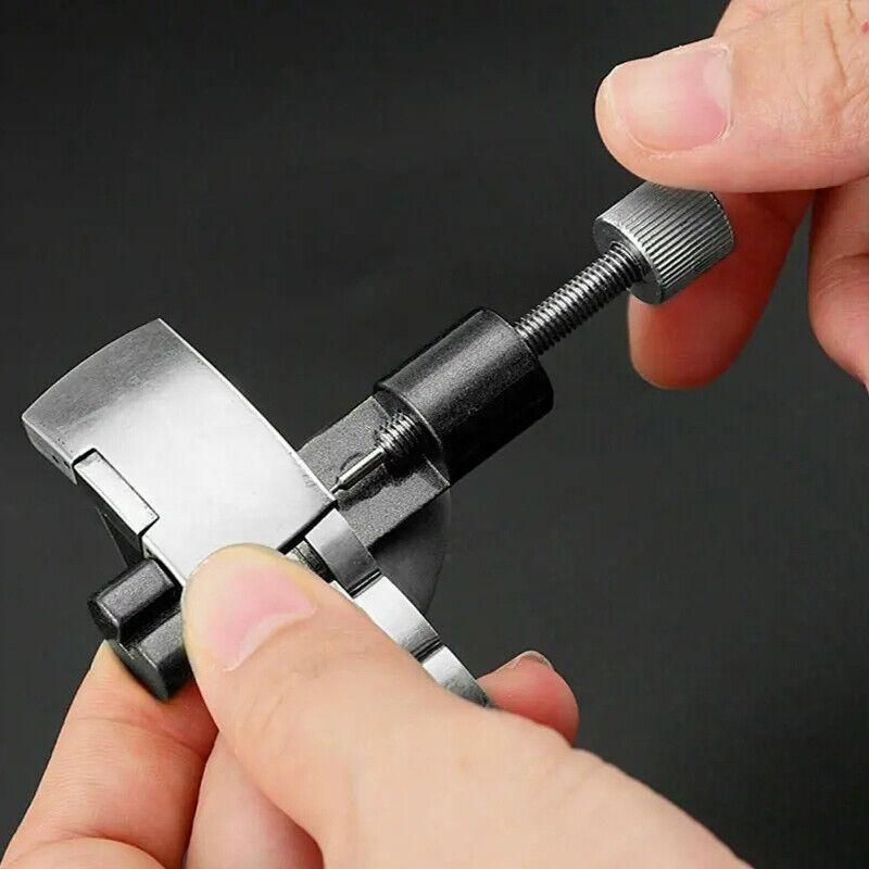 Metal Adjustable Watch Band Bracelet Repair Tool Link Pin Remover 6 Replace Pins