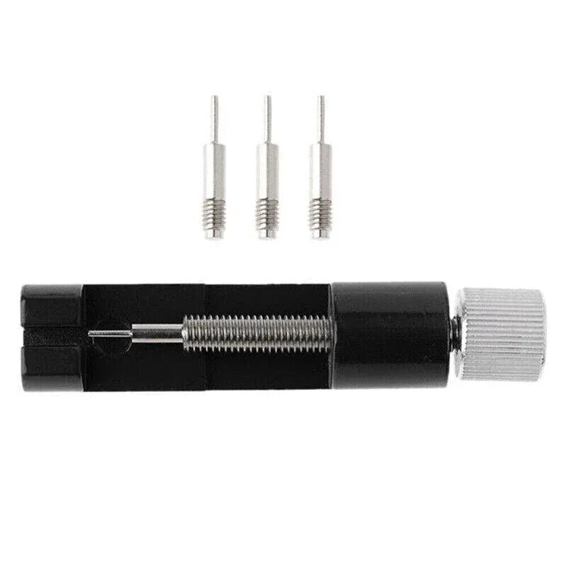 Metal Adjustable Watch Band Bracelet Repair Tool Link Pin Remover 6 Replace Pins