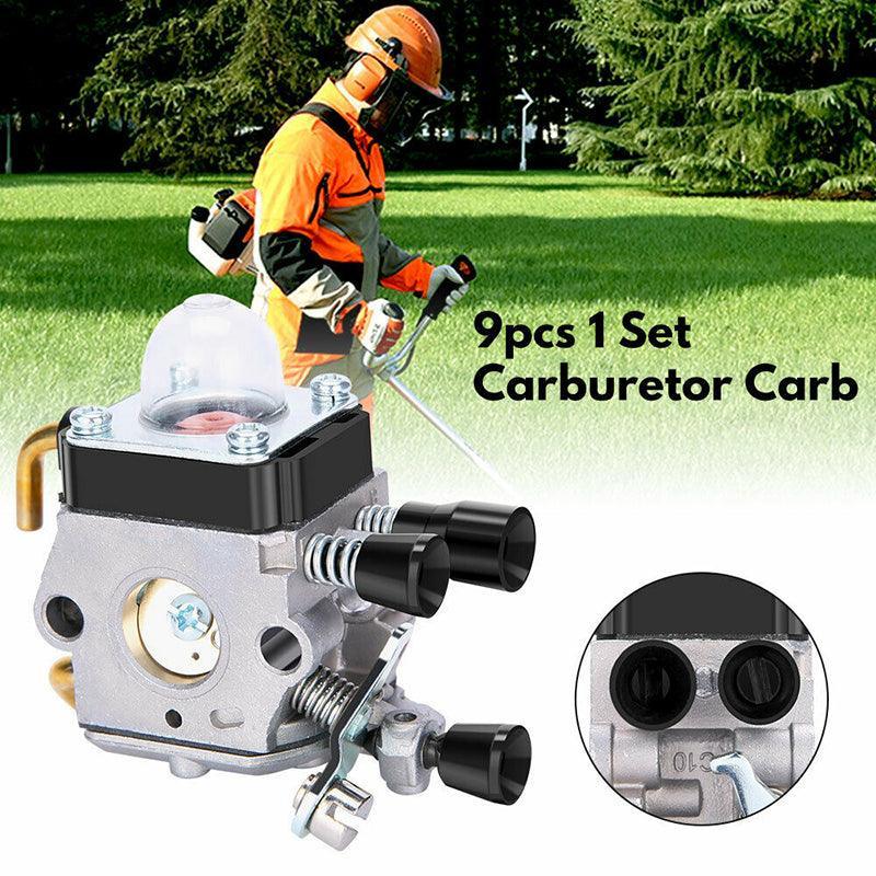 Carburetor Carb Air Fuel Filter Set For Stihl Fs38 Fs45 Fs46 Fs55 Fs80 Fs85 Km55