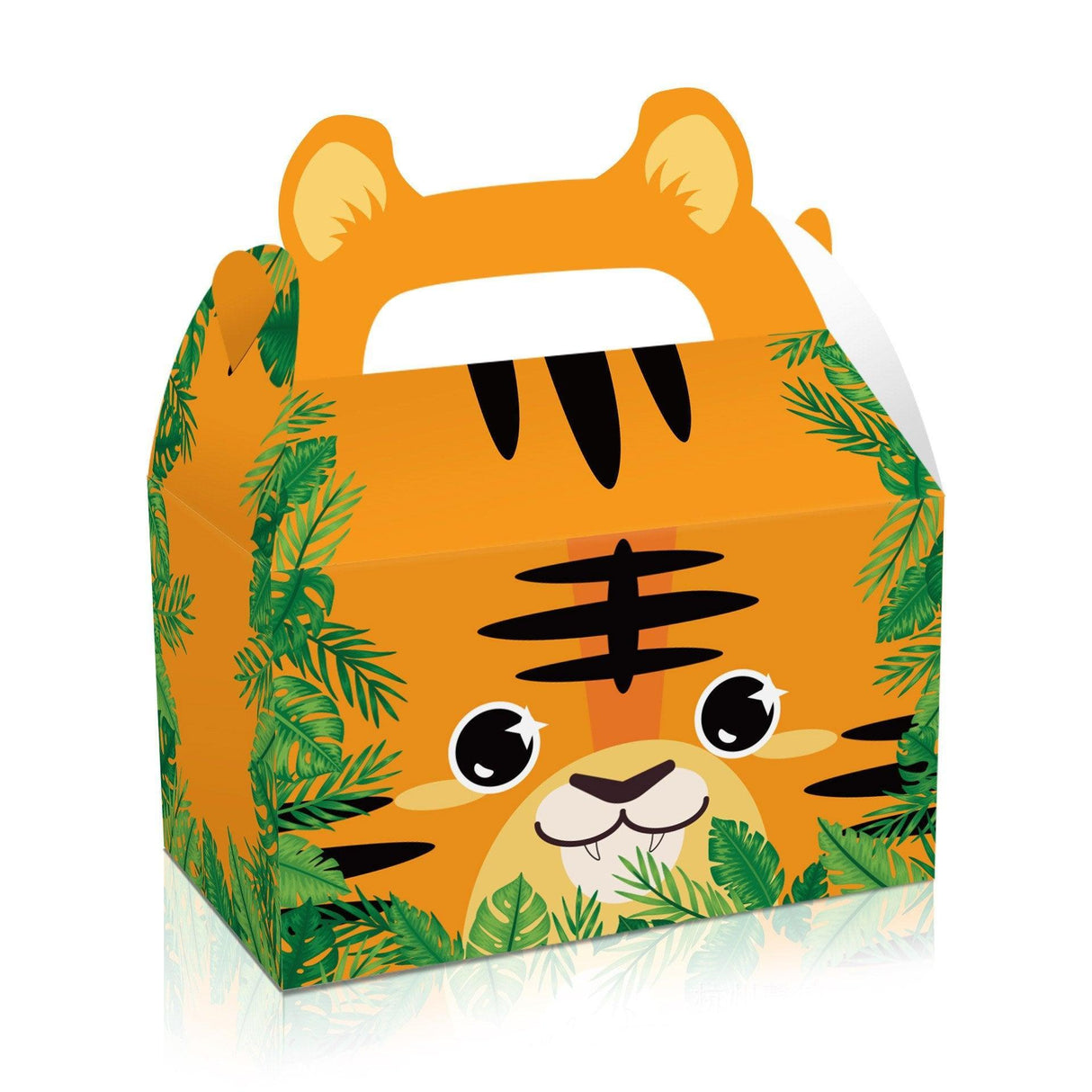 24X Jungle Safari Animal Gift Boxes Bag Favour Present Wrapping Candy Cookie Box