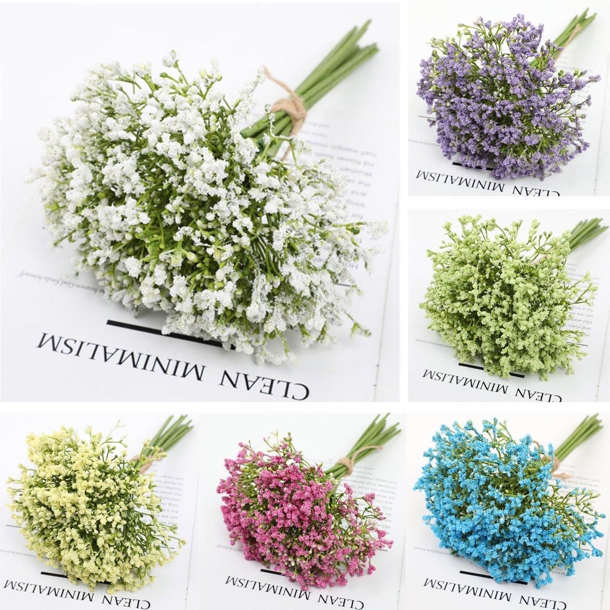 16pcs Artificial Foam Full Star Flowers Wedding Bouquet Home Decor Simulation - Purple