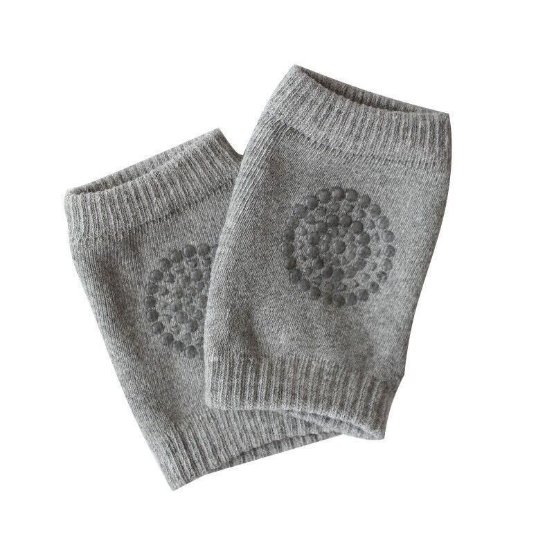 Crawling Knee Pads Protective Cushion Protector Legs Warmer - Light Grey
