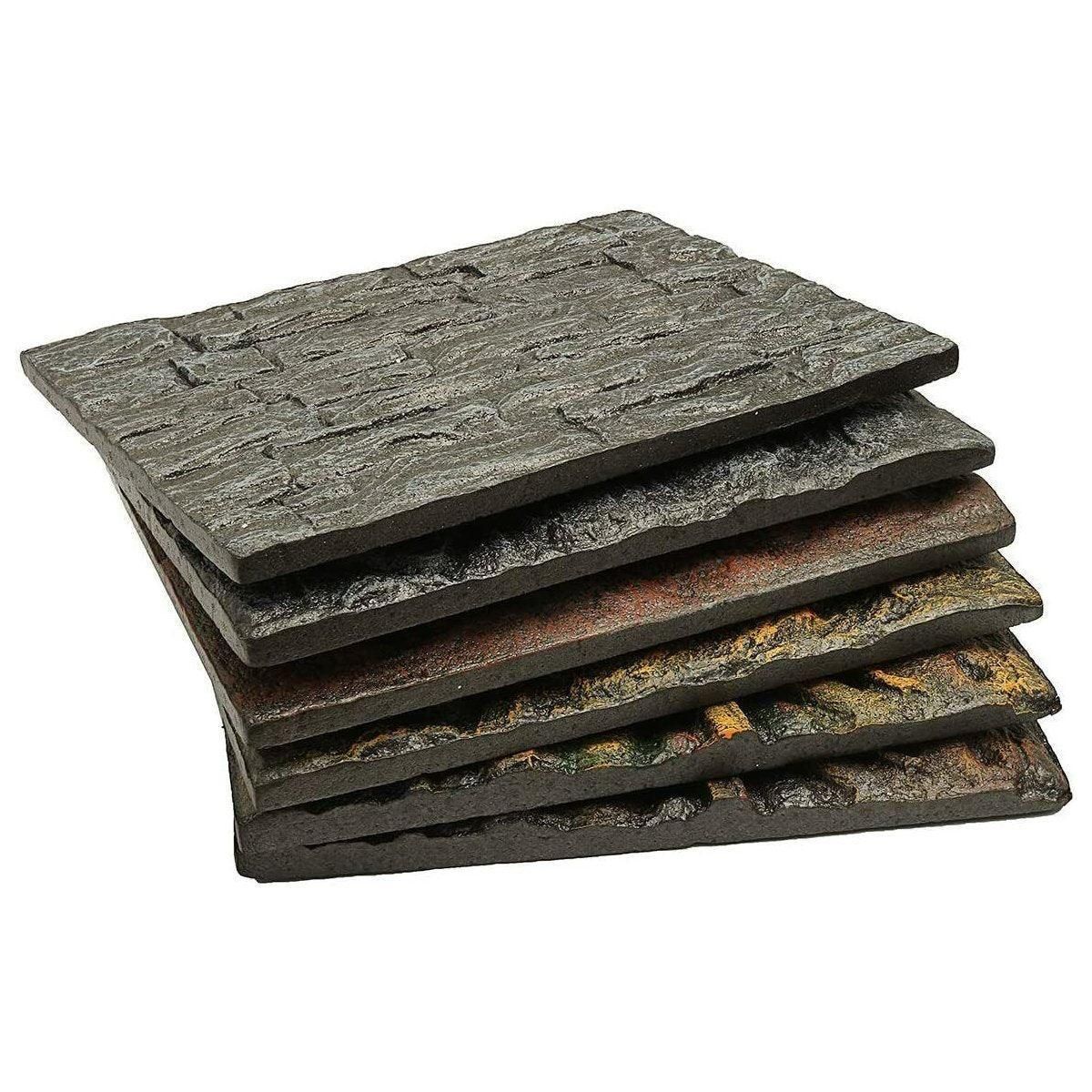 Pet Reptile Tank Board 3D Foam Backgrounds and Habitat Decoration 9 Styles - A