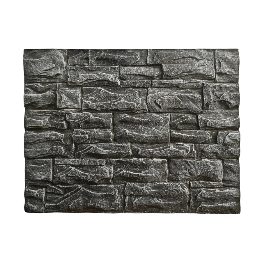 Pet Reptile Tank Board 3D Foam Backgrounds and Habitat Decoration 9 Styles - B