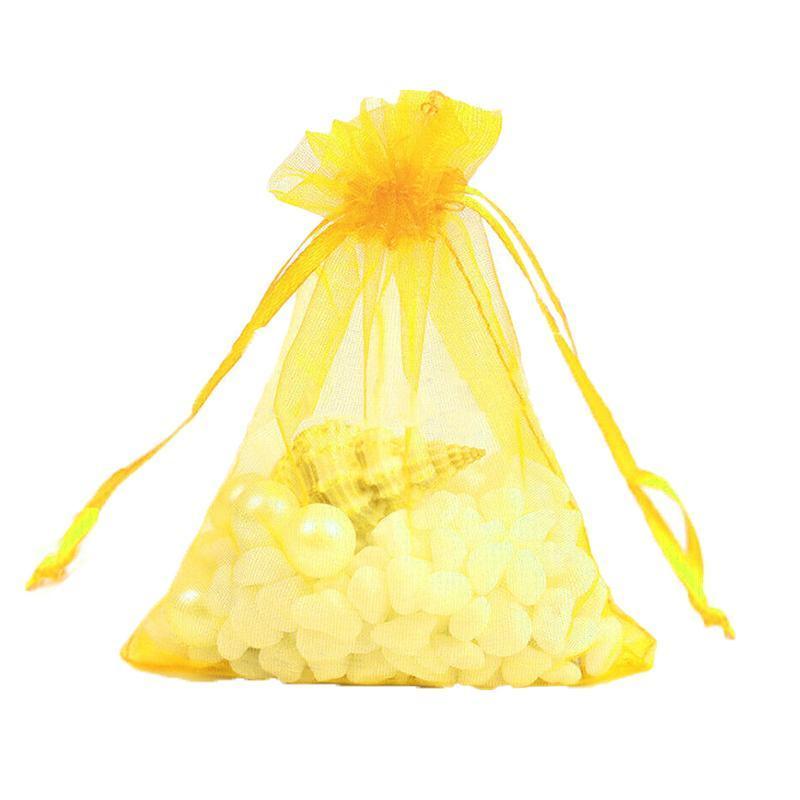 Organza Bag Sheer Bags Jewellery Wedding Candy Packaging Sheer Bags 10*15 cm - Dark Purple
