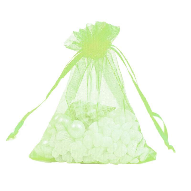 Organza Bag Sheer Bags Jewellery Wedding Candy Packaging Sheer Bags 10*15 cm - Yellow