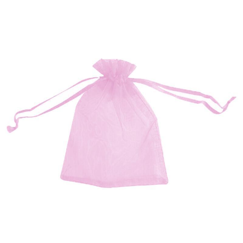 50PCS Organza Bag Sheer Bags Jewellery Wedding Candy Packaging Sheer Bags 9*12 cm - Lake Blue/50PCS