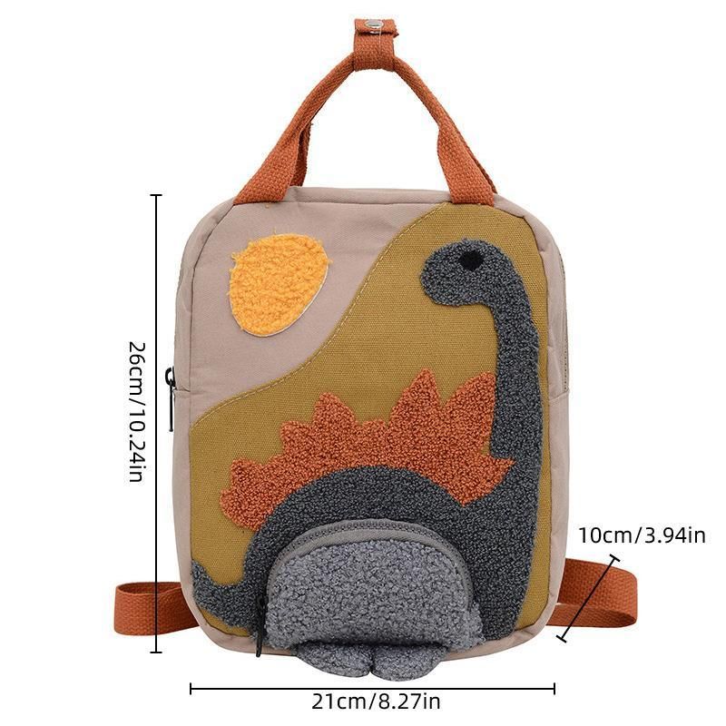 Mini Dinosaur Backpack 21x10x26cm for Early Learners and Daily Outings