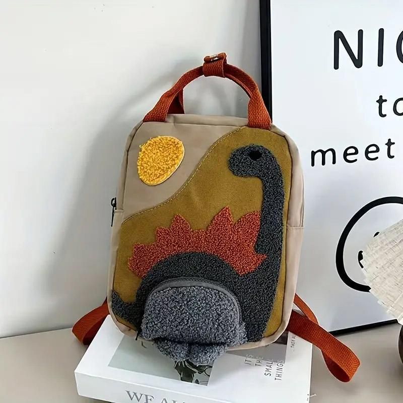 Mini Dinosaur Backpack 21x10x26cm for Early Learners and Daily Outings