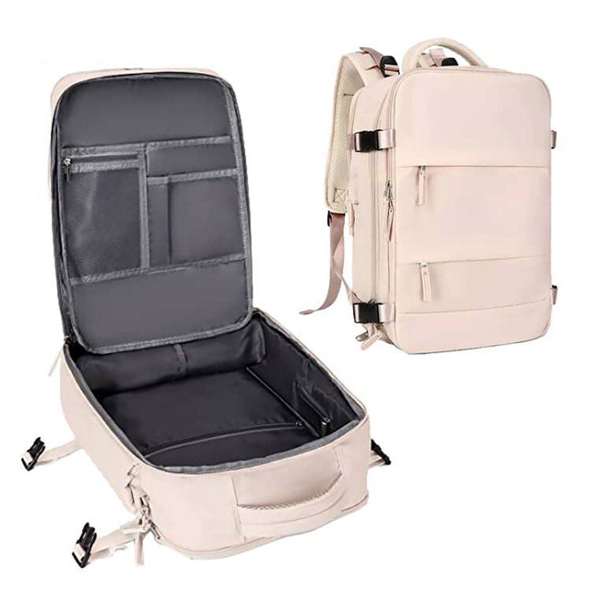 Waterproof Travel Backpack Outdoor Sports Shoulder Bag Hiking Camping Daypack - Pink