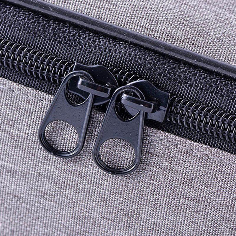 Large Capacity Multi-Layer Document Ticket Storage Bag Certificate File Organize 3 Layers With Lock - Grey 3 Layers With Lock-D1