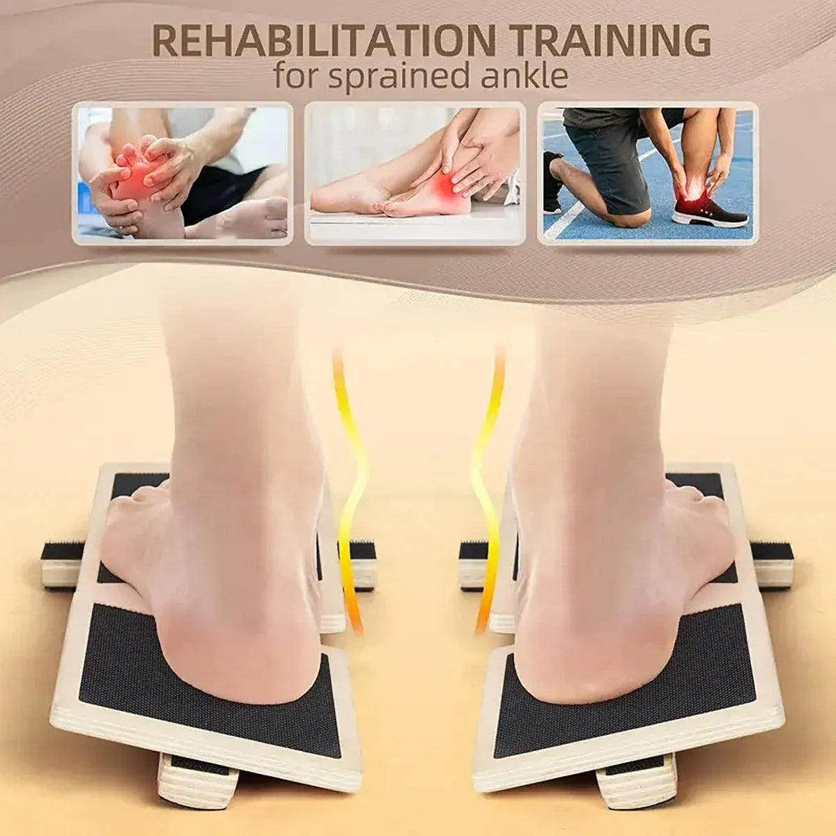 Wooden Yoga Foot Stretching Balance Board Training New Ballet Single Leg Balance