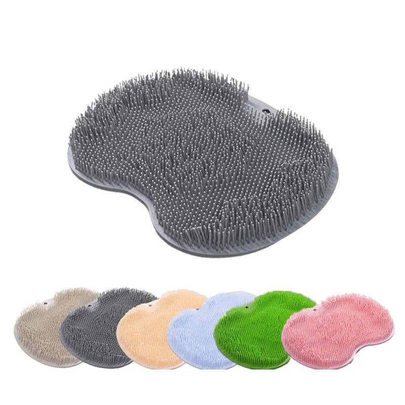 Foot Scrubber Massage Pad Shower Exfoliating Brush Cleaning Mat