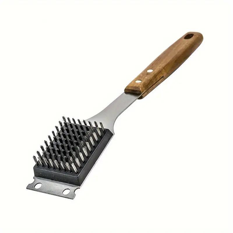 BBQ Grill Cleaning Brush Heavy Duty Wire Scraper for Outdoor Grill Maintenance
