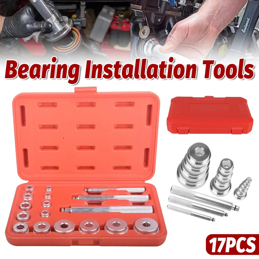 17pcs Multi Functional Bearing Installation Tools Vehicle Repair Tool Kit