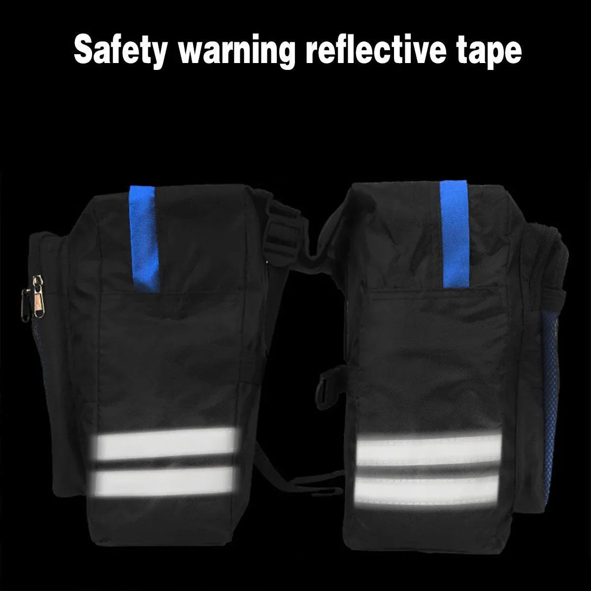 Bicycle Rear Rack Pannier Bags Double Side Water-Resistant Cycling Storage Bag