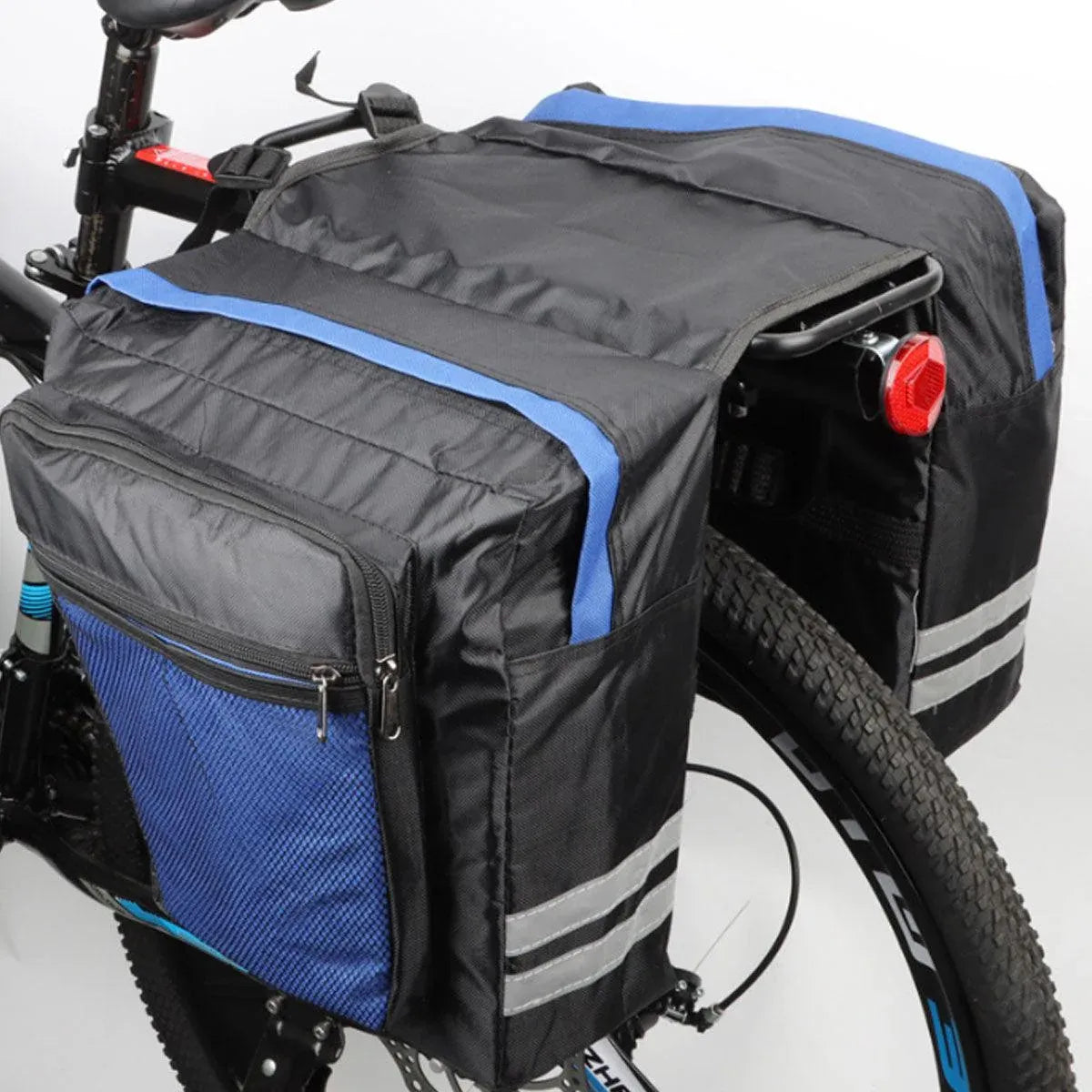 Bicycle Rear Rack Pannier Bags Double Side Water-Resistant Cycling Storage Bag