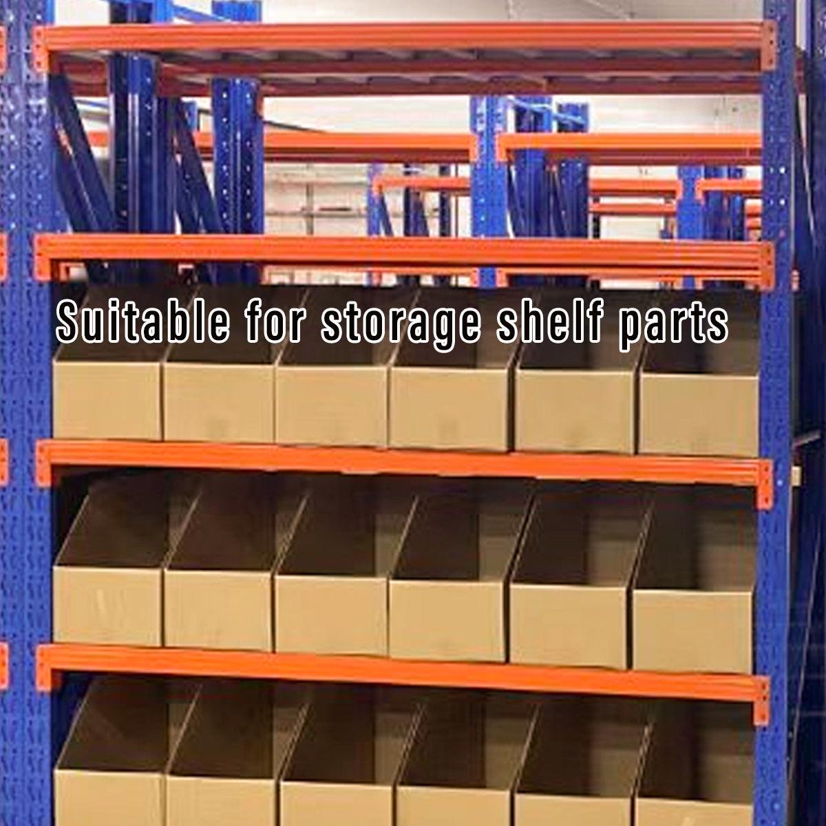 10pcs Slanted Display Boxes for Sorting Organising Storage Containers Organizer - 40cm x 18cm x 22cm