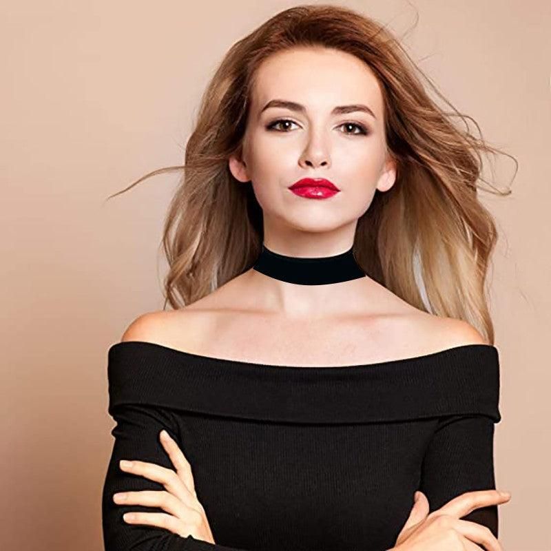 Black Velvet Choker Necklace - Perfect For The 90S Grunge Look
