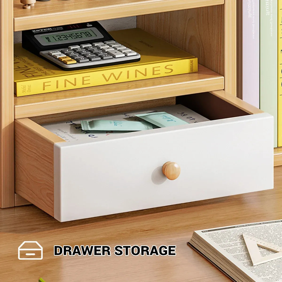 Office Desktop Rack for Documents Books Stationery Space Saving