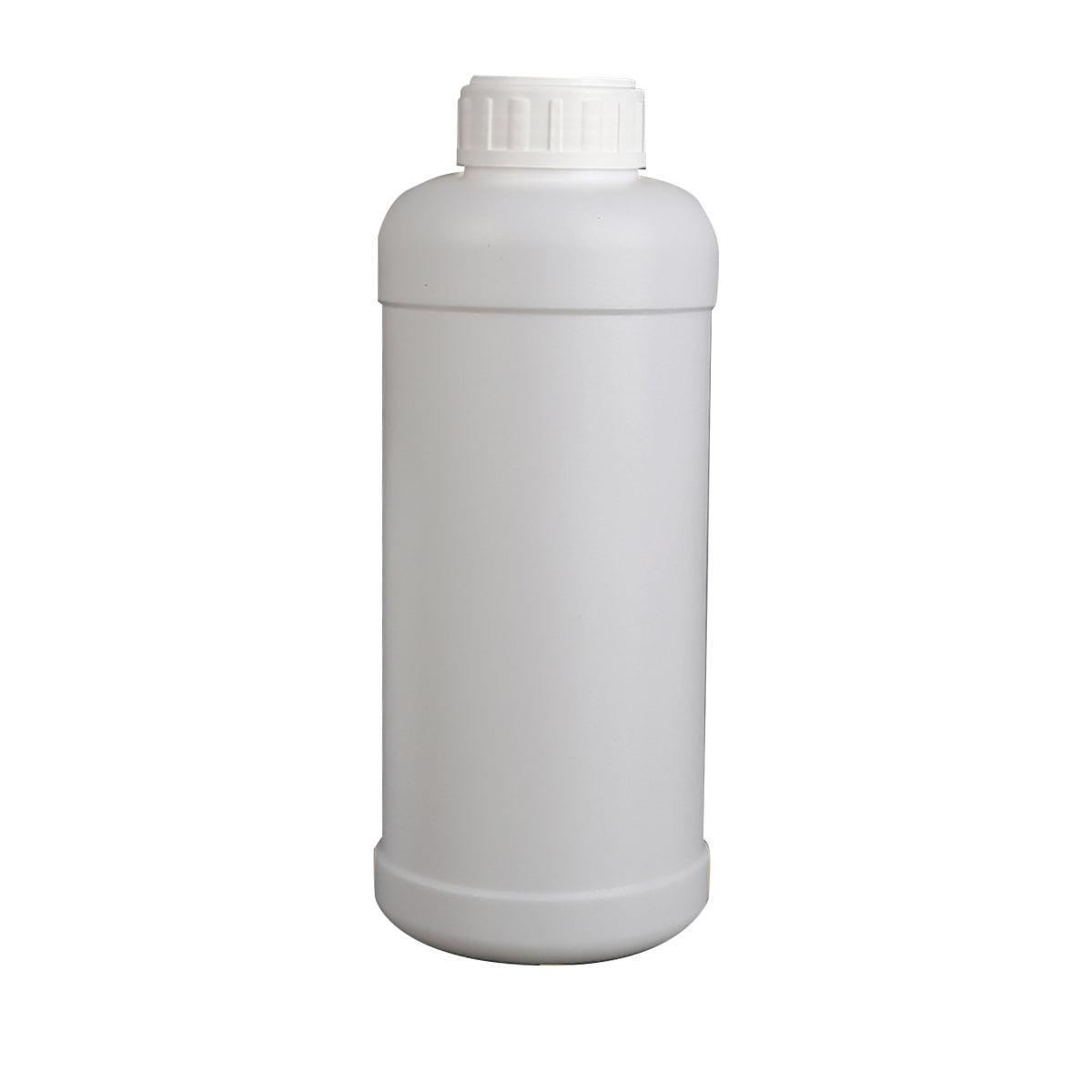 50pcs Chemical Bottle White Plastic Sample Reagent Bottles for Lab Storage - 200ml