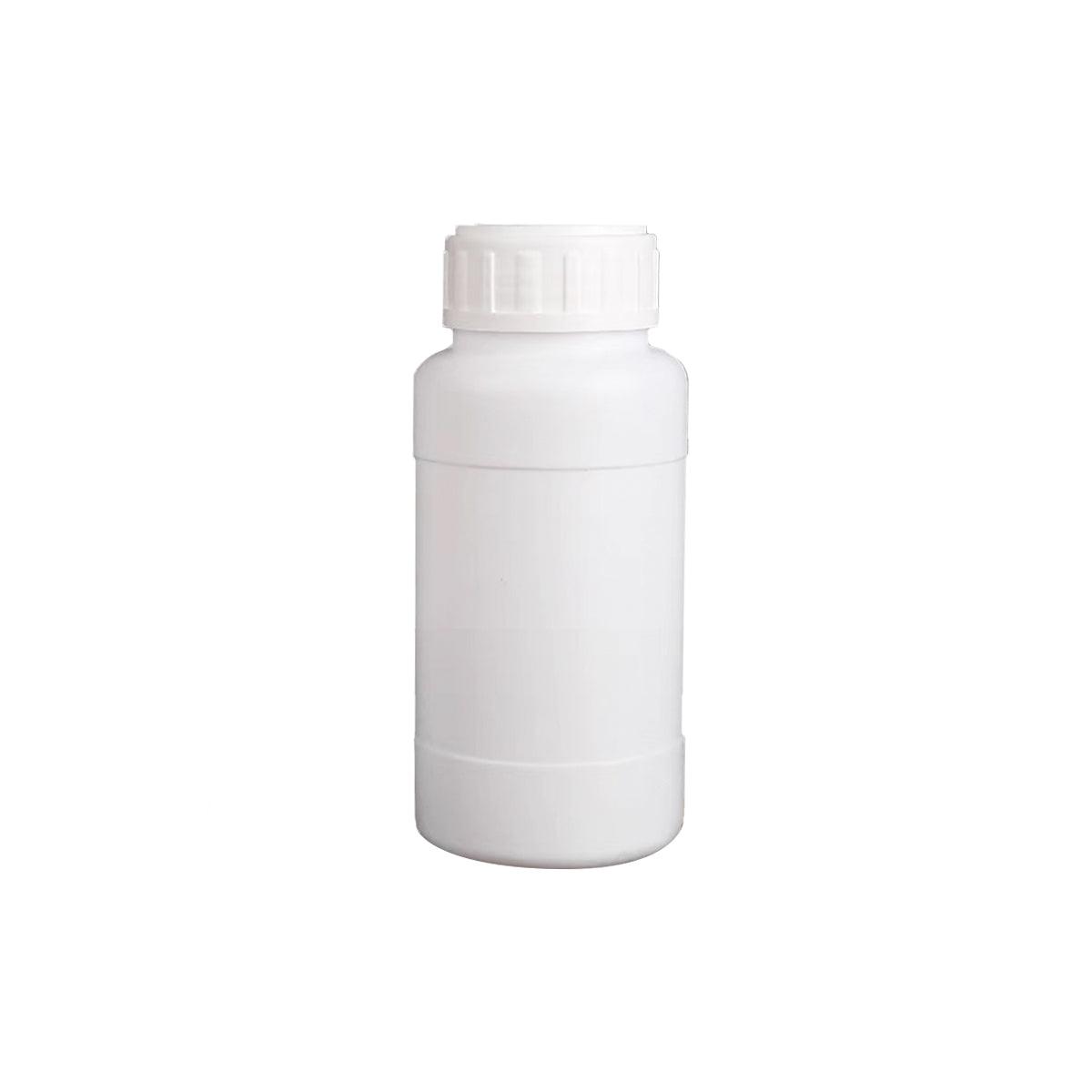 50pcs Chemical Bottle White Plastic Sample Reagent Bottles for Lab Storage - 300ml
