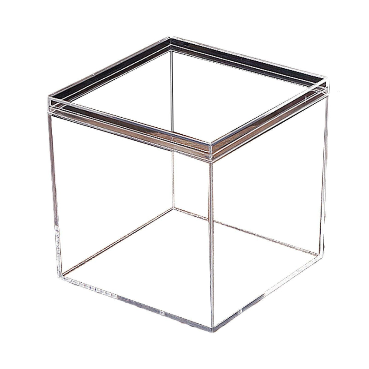 10pcs Clear Acrylic Plastic Boxes Square Storage Containers for Food Small Item - 10pcs-75-75-75