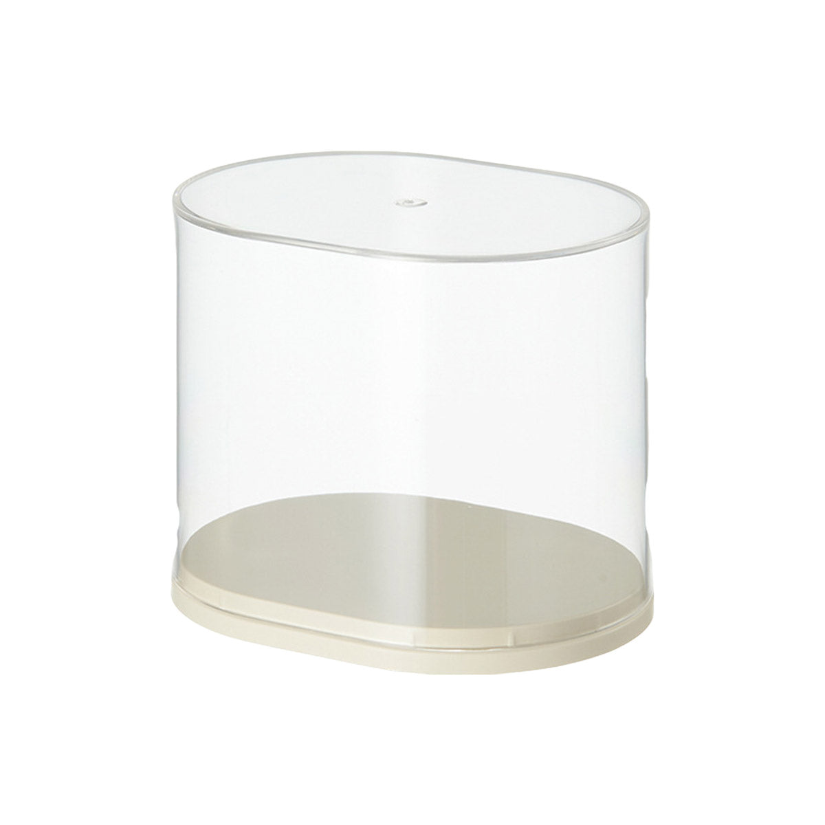 2pcs Clear Acrylic Display Case Transparent Box for Collectibles Dolls Figures - S