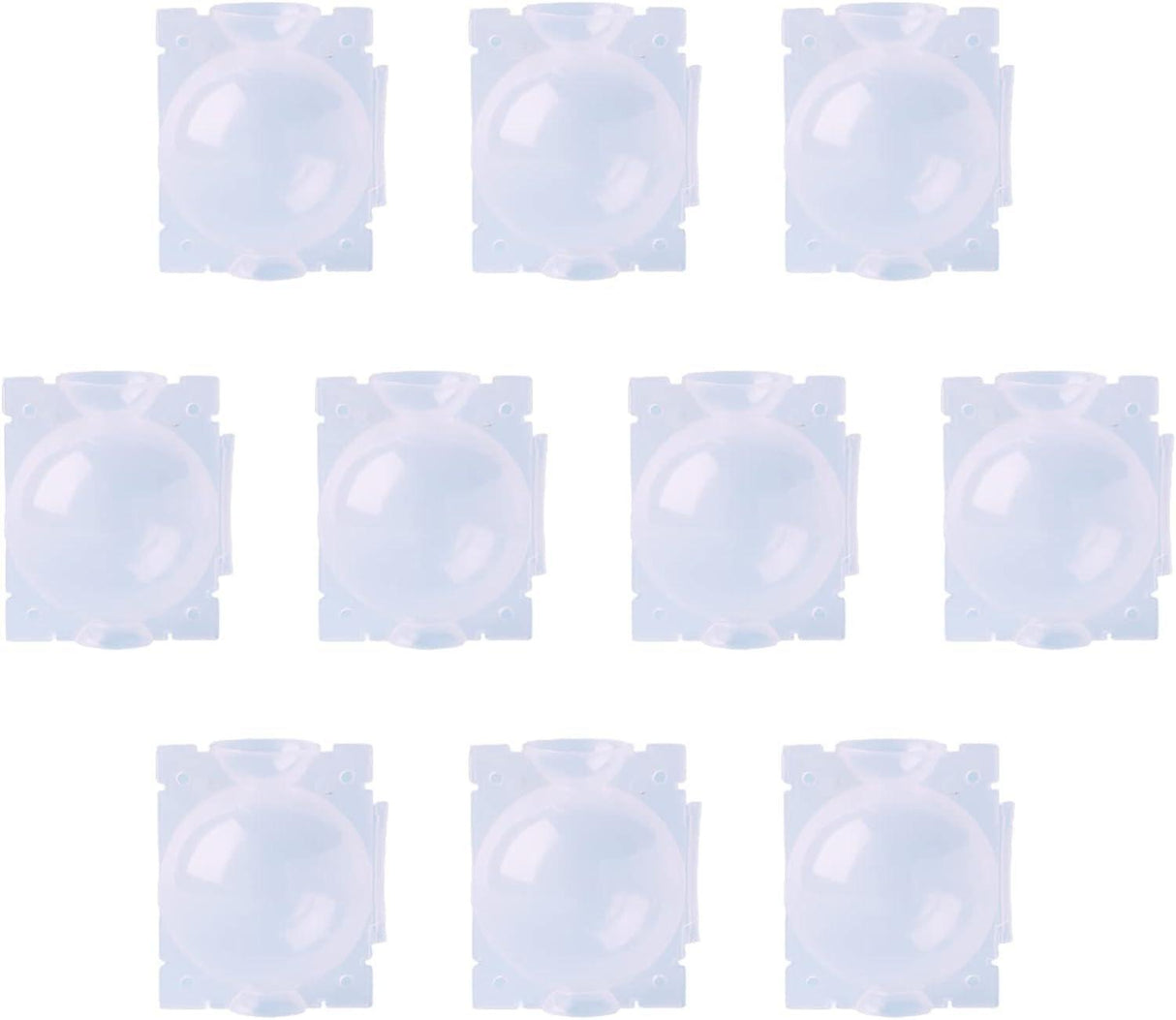 50pcs Plant Rooting Device High Pressure Grafting Box for Seedling Branch Garden - Clear M-50PCS