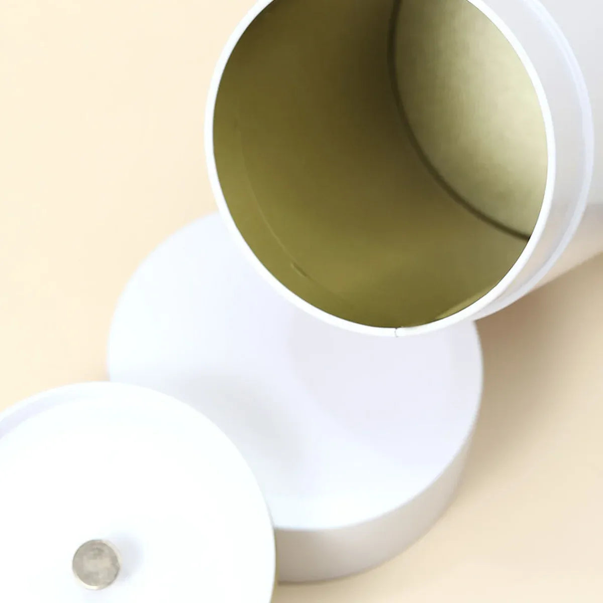 5PCS Tinplate Tea Tins Airtight Storage Container for Coffee Tea Sugar