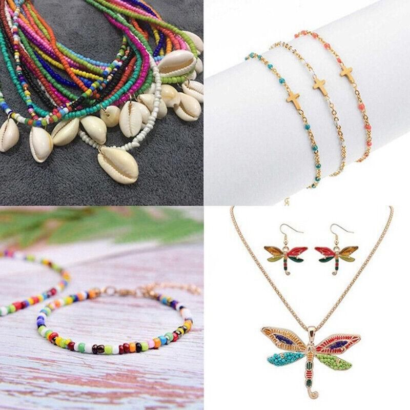 12000Pcs 3mm 24-Colour Glass Seed Bracelet Beads Kit