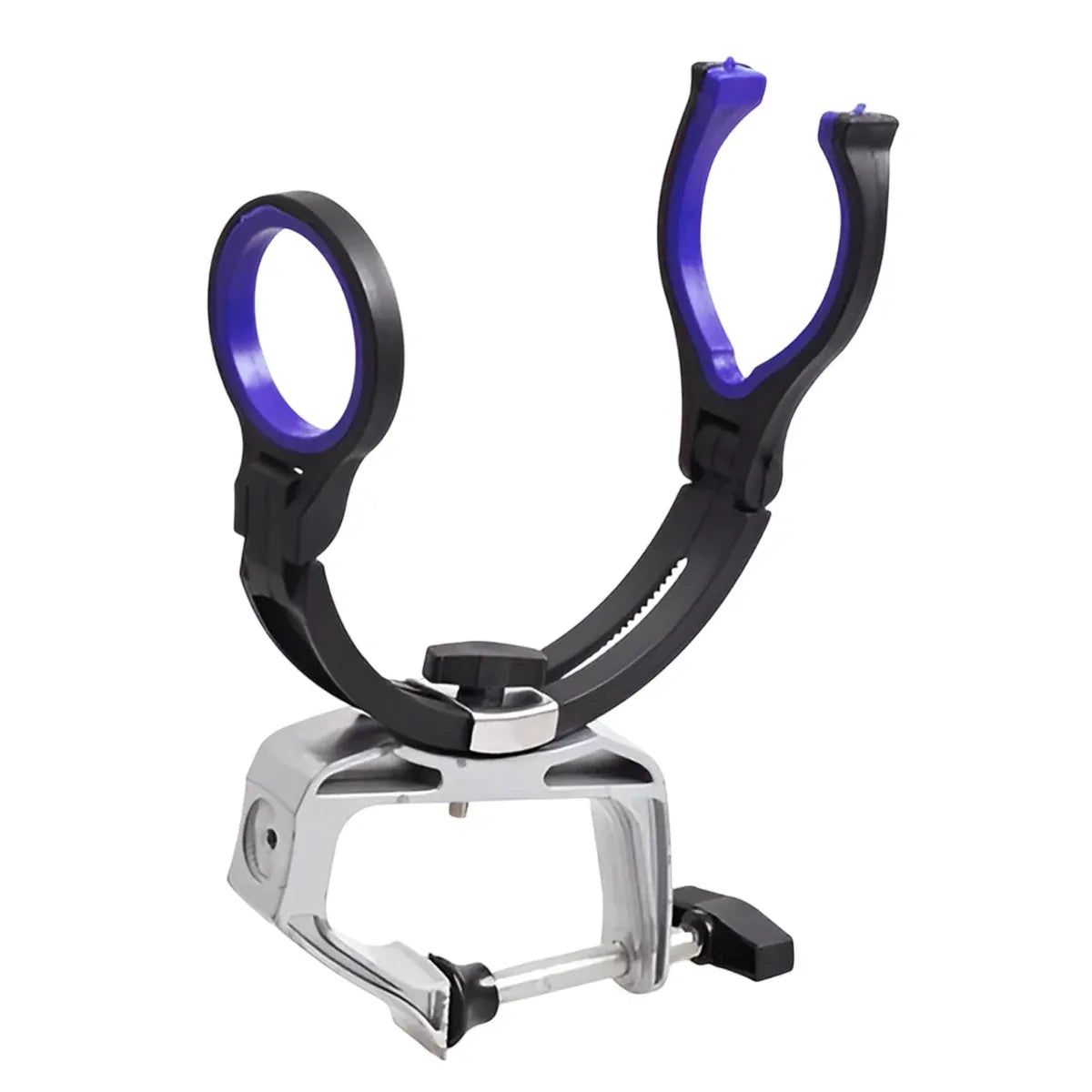Adjustable Boat Fishing Rod Holder Clamp-on Pole Bracket Pod Rest Fishing Stand