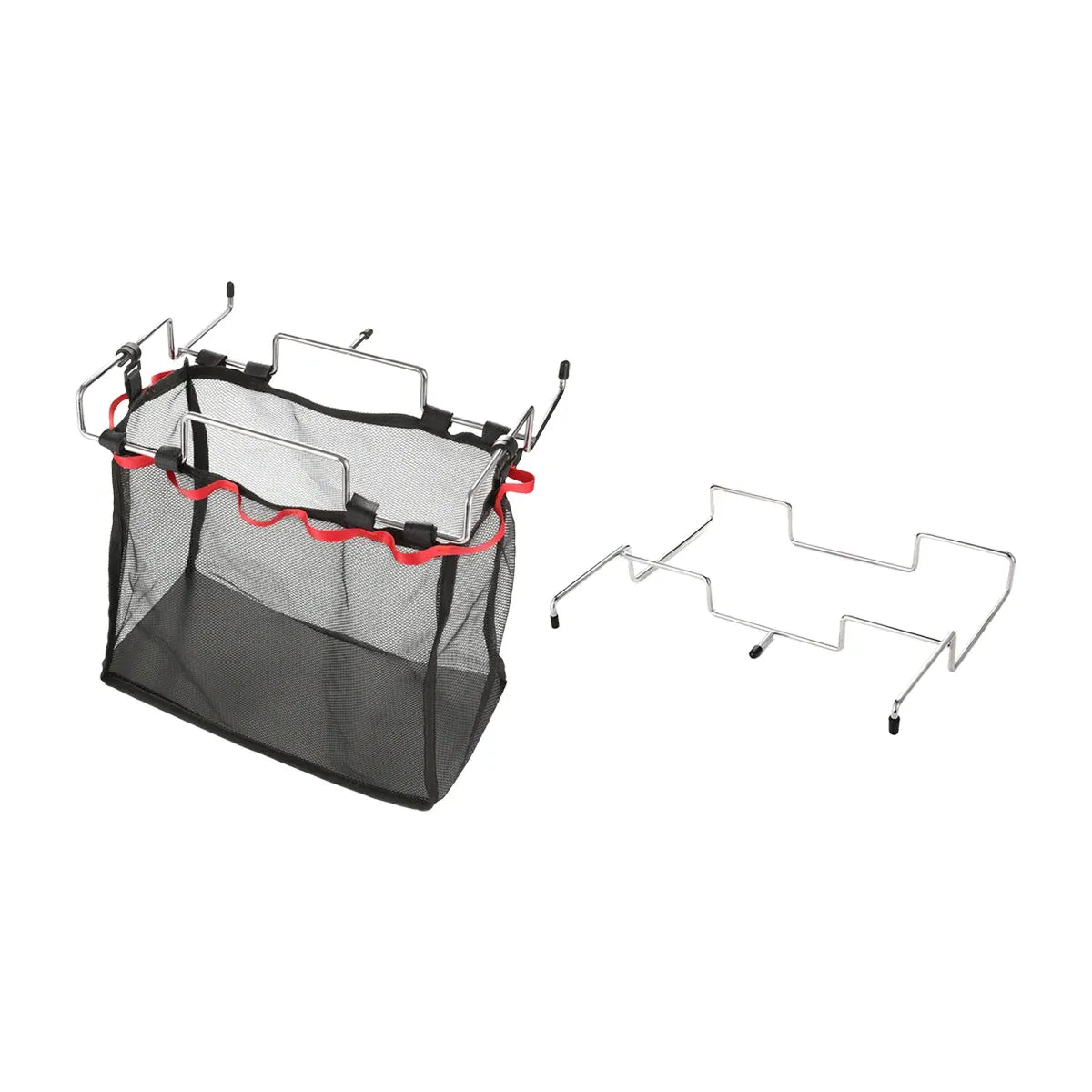 Foldable Stainless Steel Camping Trash Rack Portable