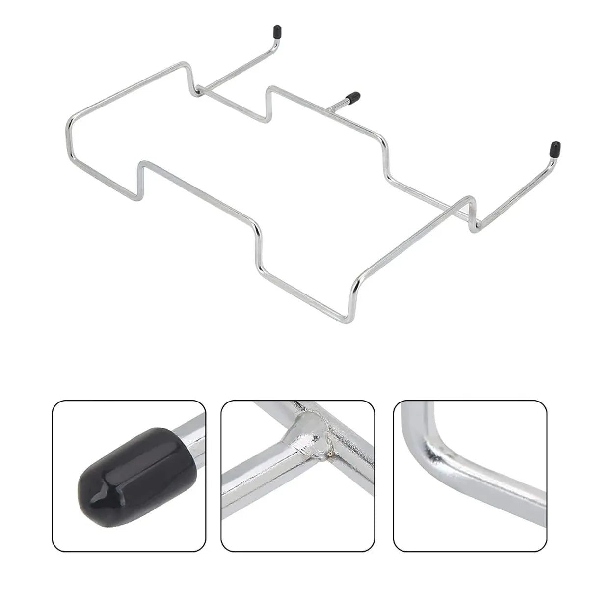 Foldable Stainless Steel Camping Trash Rack Portable