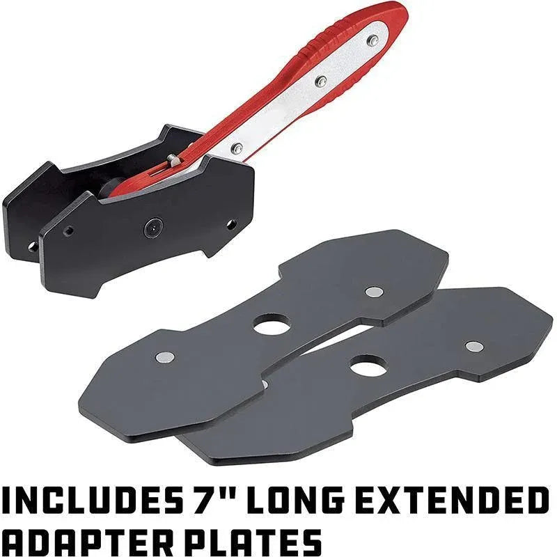 Heavy Duty Ratcheting Brake Caliper Piston Spreader for Car Repair