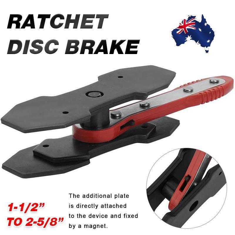 Heavy Duty Ratcheting Brake Caliper Piston Spreader for Car Repair