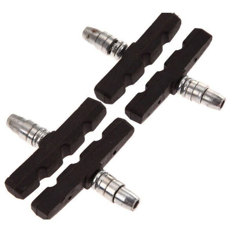 4Pcs Mountain Bicycle V Braking Pads Blocks Shoes For Bike V Brake System Black