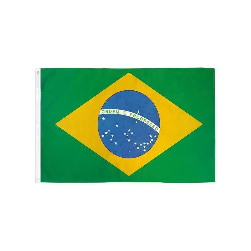 Large Brazilian Brazil Flag Heavy Duty Outdoor 90 X 150 cm - 3Ft X 5Ft