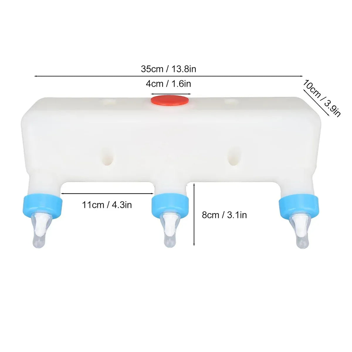 Feeding Bottle Set Livestock Feeder Plastic Transparent Bottle For Piglet Lamb