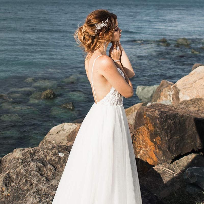 Bridal Headpieces Crystal Wedding Accessories White Jewelry Hair Comb Party Au