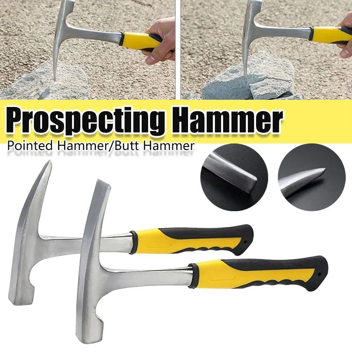 Geological Exploration Duck Bill Hammer Arrow Inspection Archaeological Tool - Butt Hammer