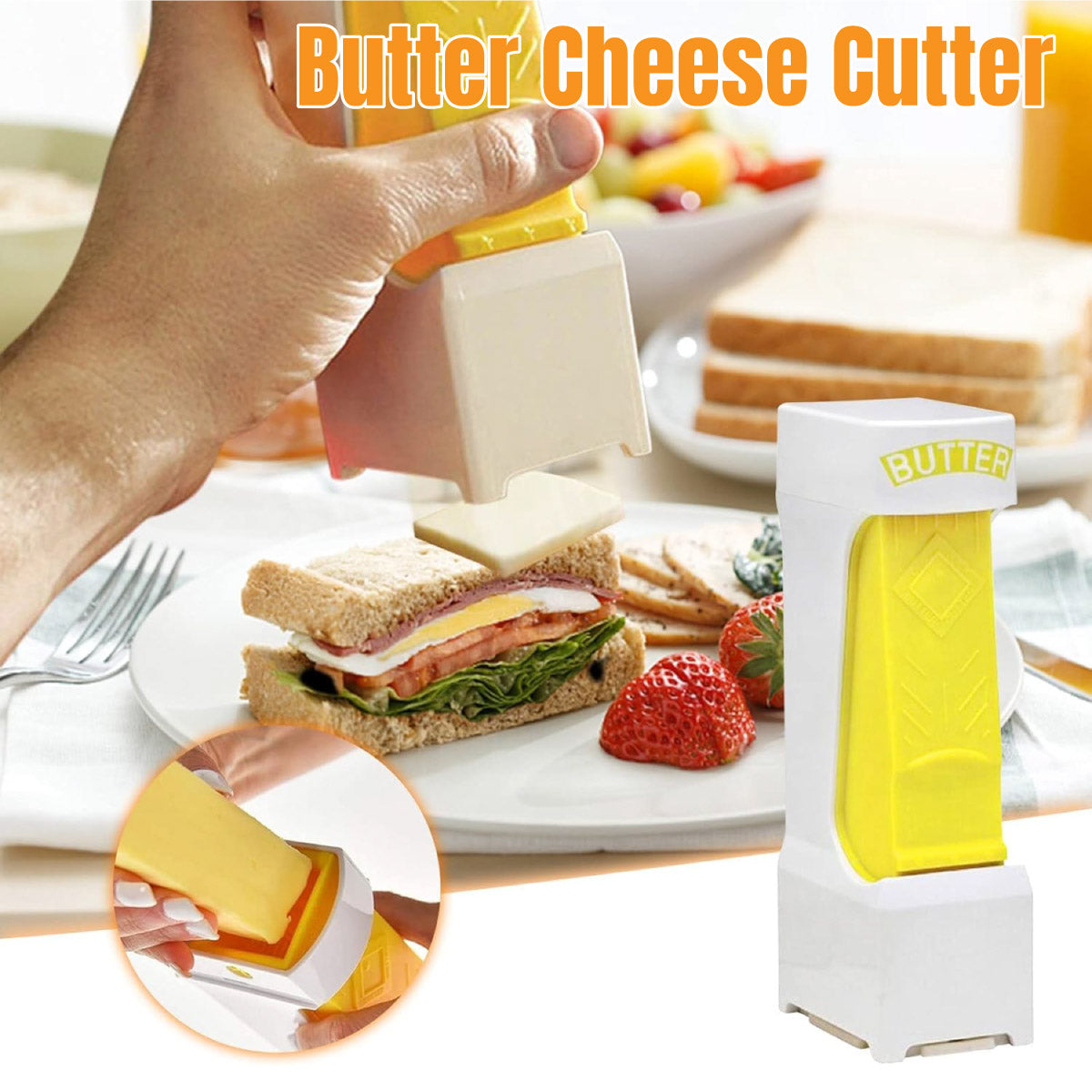 Butter Cutter Butter Slicer Cheese Slicer Cheese Divider Stainless Steel Home