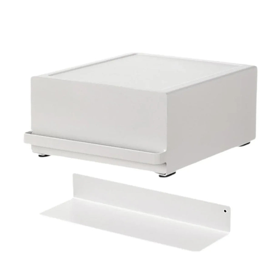 Coffee Pod Storage Drawer Space Saving Organizer for Home Countertop Cabinet - White
