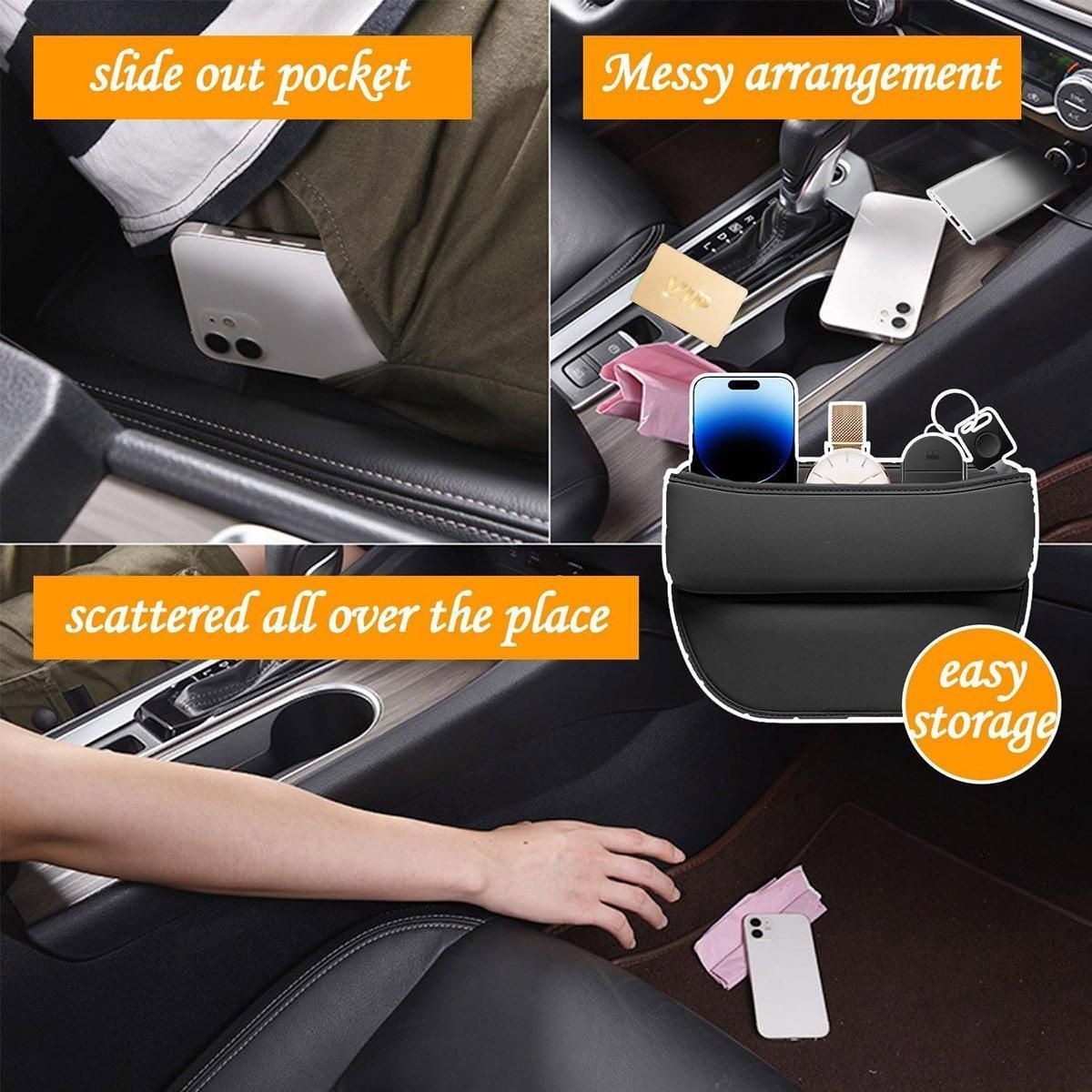 Universal Gap Storage Organizer Box for Vehicle Front Console Side Slot