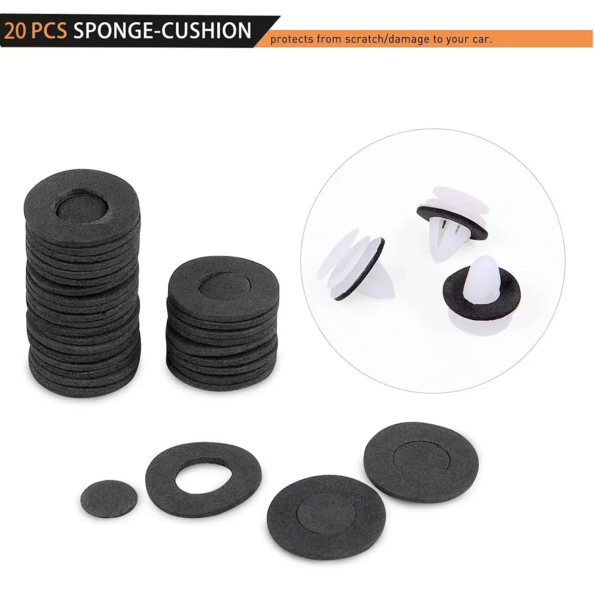 415PCS Car Buckle Set for Auto Body Trim Bumper Fender Repair