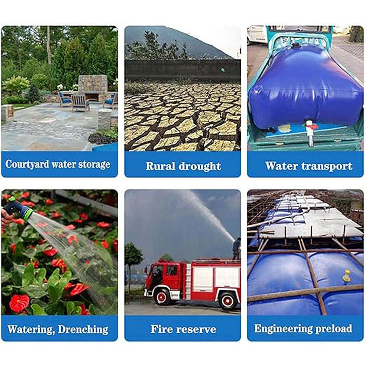 110L Large Capacity Water Storage Bladder Bag for Vehicle Outdoor Agriculture